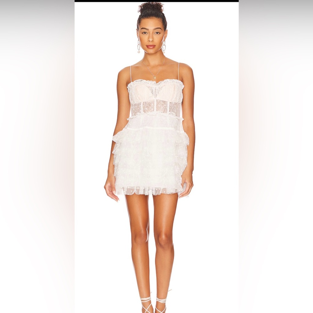 For Love and Lemons Coquettette Jules mini corset dress Wedding